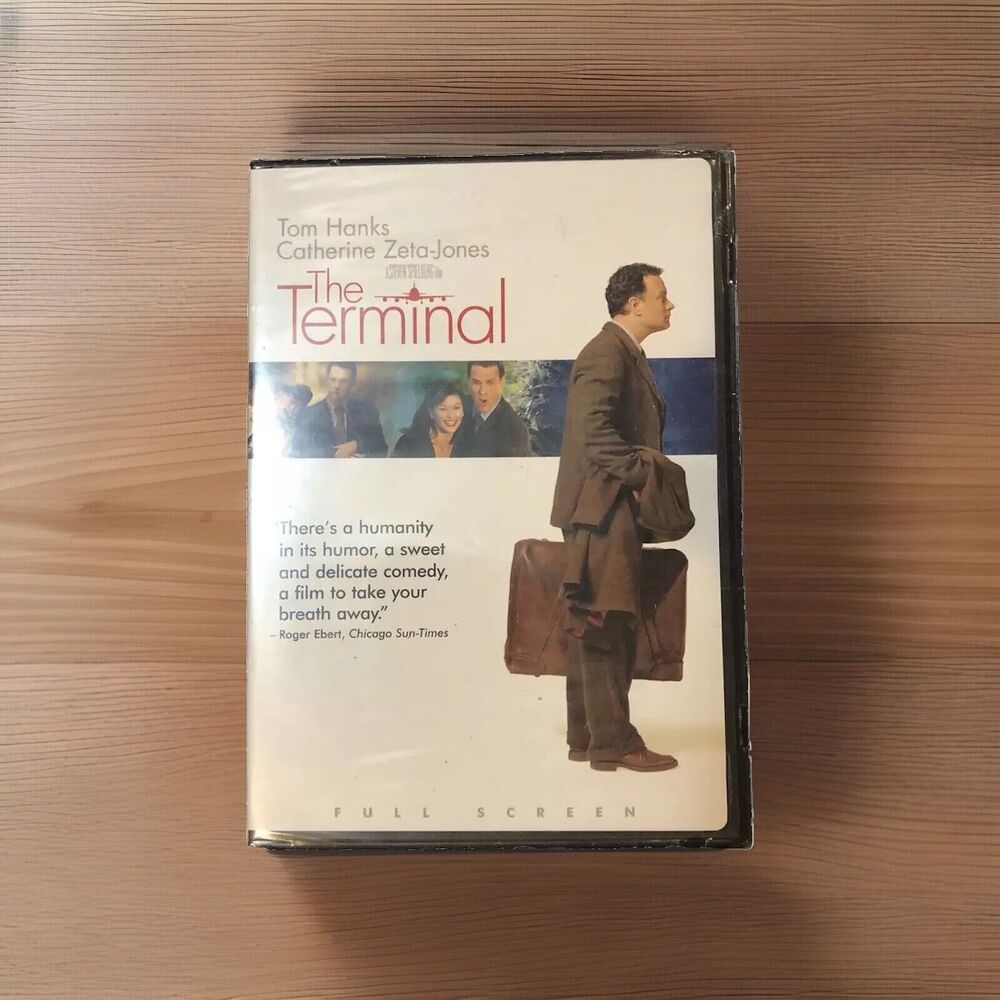 The Terminal DVD Tom Hanks Catherine Zeta-Jones Full Screen Steven Spielberg